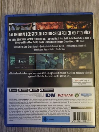 Metal gear solid master collection ps5