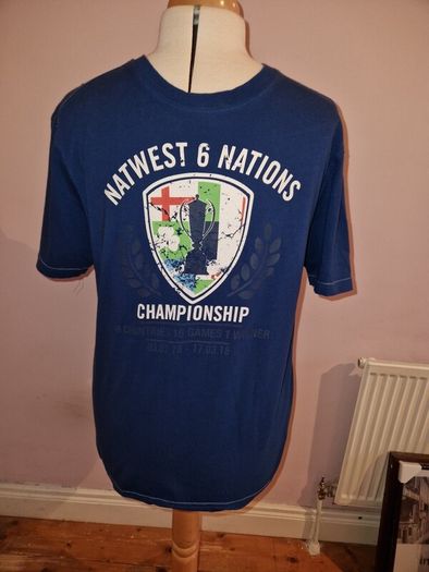 Natwest 6 Nations Rugby T-Shirt - Medium size