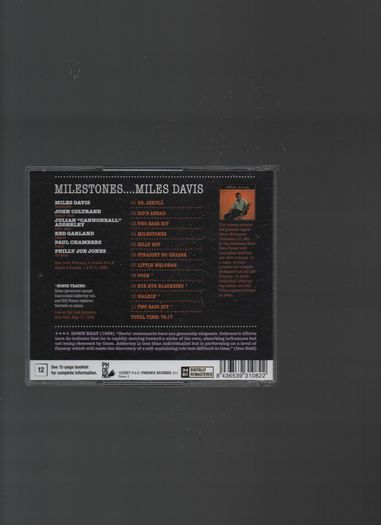 Miles Davis. Milestones.
