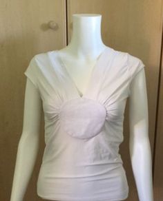 White sleeveless top