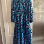 Gallery Blue Patterned Dress Image 2
