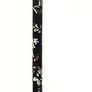 Folding Walking Stick, Black Floral Image 3