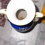 Okada China Miniture Vase Okada backstamp, which indicates it is a collectible ceramic Item Made in Japan, Image 2