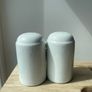 Vintage Porcelain Mug People Salt & Pepper Shaker Image 5