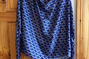 Gallery Blue Print Blouse  size 14 includes postage