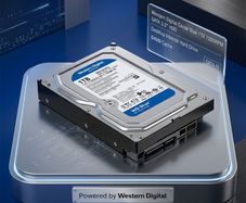 Western Digital Caviar Blue 1TB 7200RPM SATA 3.5" HDD Desktop Internal Hard Drive 64MB Cache SATA III