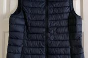 Ladies Navy Gilet by Dunne's