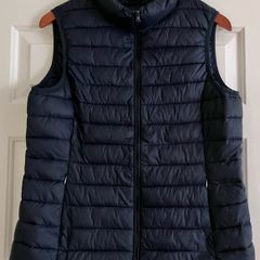 Ladies Navy Gilet by Dunne's