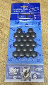 Black Caps for Wheel Bolts - 17mm