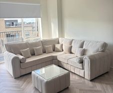 Royale Milano Fullback Cushions Sofa + Coffee Table