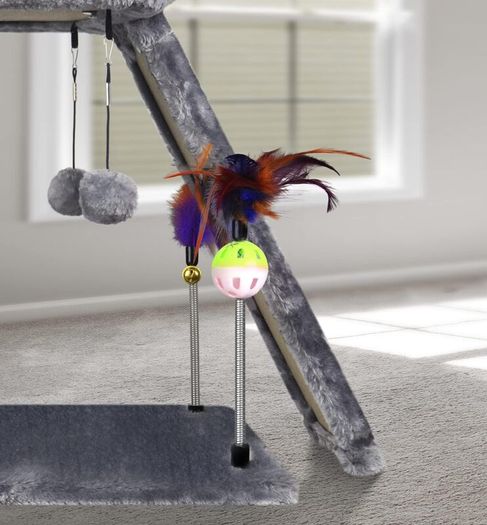 Small Cat Tree Indoor Cats Activity Centre with Scratching Board - Brand New Sealed