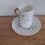 Pair of Vintage Belleek Cups and Saucers 6th Mark Shamrock Image 6