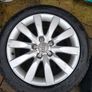 Audi 4 wheels alloyes with tyres. 245/45R17 Image 3