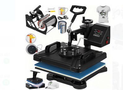 Affordable Digital Swing Away 8 in 1 Heat Transfer Press T-Shirt Sublimation Machine