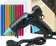 Hot Glue Gun Mini Glue Gun - Fireproof Hot Glue Gun for Crafting with 30pcs Glue Sticks Fabric Glue Gun Fireproof for DIY Handicrafts and Repair (FREE POSTAGE)