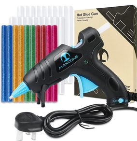 Hot Glue Gun Mini Glue Gun - Fireproof Hot Glue Gun for Crafting with 30pcs Glue Sticks Fabric Glue Gun Fireproof for DIY Handicrafts and Repair (FREE POSTAGE)