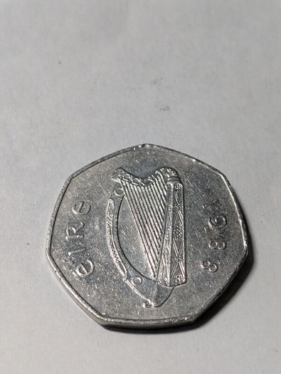Dublin Millennium 50 pence