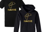 Personalized Gaming sleeve Hoodie /T Shirt Clan Battle FC Youtuber Gamer Birthday Shirt Jumper Warfare Ghosts Boys hoody Girls Tee Top Xbox