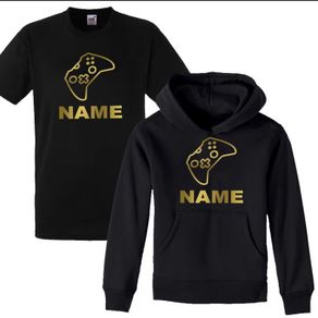 Personalized Gaming sleeve Hoodie /T Shirt Clan Battle FC Youtuber Gamer Birthday Shirt Jumper Warfare Ghosts Boys hoody Girls Tee Top Xbox