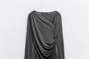 Zara top with side gathering size /