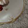 Round Coffee Tables Set of 2, Gold Nesting Tables with Mirror Top Image 7