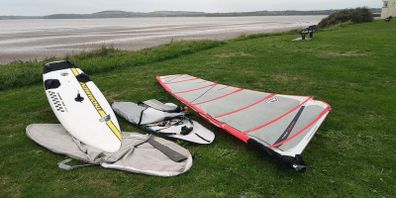 windsurfing fanatic 165 L full kit