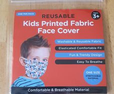 BNIP - A Reusable Childs Fabric Mask - #
