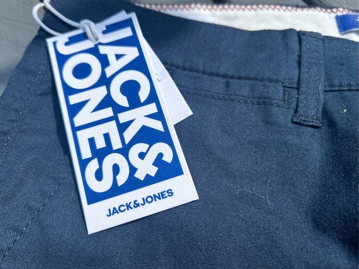 New Jack & Jones Navy Linen Blend Smart Trousers - Size 152cm / Age 12 yrs