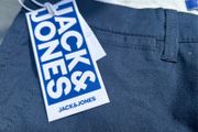 New Jack &amp; Jones Navy Linen Blend Smart Trousers - Size 152cm / Age 12 yrs