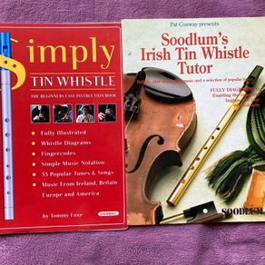 Tin Whistle Instructions Books Learning Lessons Flute Tommy Foxe Music