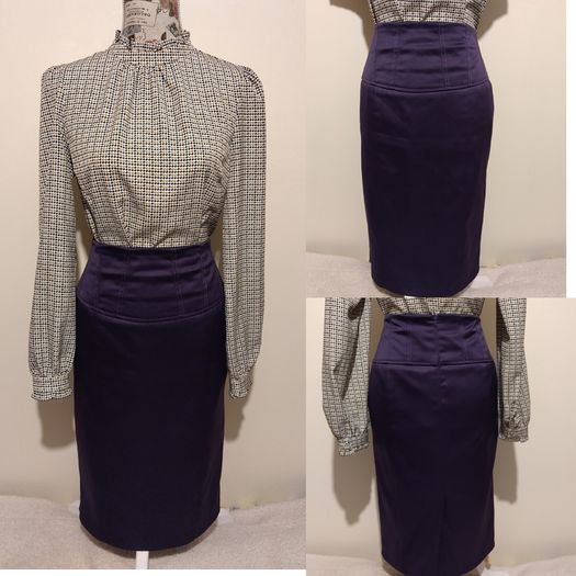 Beautiful Purple Pencil Skirt