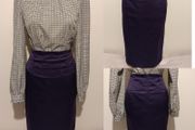 Beautiful Purple Pencil Skirt