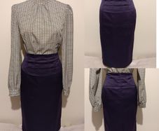 Beautiful Purple Pencil Skirt