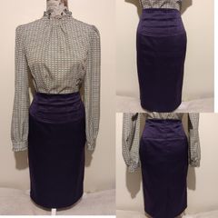 Beautiful Purple Pencil Skirt