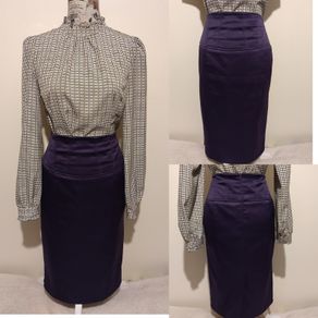 Beautiful Purple Pencil Skirt