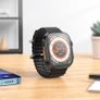 HOCO Y12 Ultra Smart Watch Sleek Black Colour with Black Strap Loop - Large. Fitness Tracker, Precision GPS, Action Button, Extra-Long Battery Life, 1.96" Brighter Retina Display Image 8