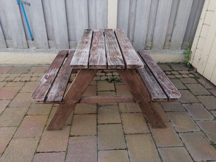 kids wooden bench