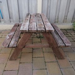 kids wooden bench