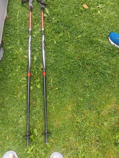 Skis and poles