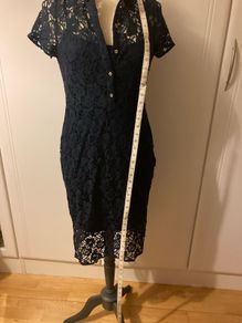 Navy lace dress