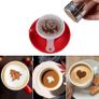 Coffee Stencils, Coffee Accessories Set 31PCS, Chocolate Shaker Duster, Cappuccino Coffee Barista Latte Hot Chocolate Cocoa Cake Design Decoration Duster Coffee Art Coffee Toppers (FREE POSTAGE) Image 2