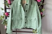 jacket bnwt mint green with black flex size 12 streetone jacket