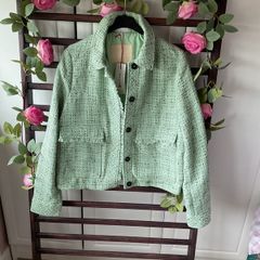 jacket bnwt mint green with black flex size 12 streetone jacket