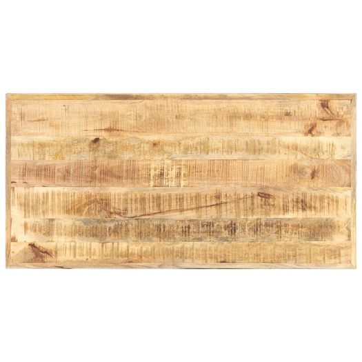 Table Top Solid Oak Wood Rectangular 44 mm 140x60 cm