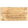 Table Top Solid Oak Wood Rectangular 44 mm 140x60 cm Image 4