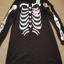 Halloween Girls Skeleton Dress - NEW Image 2