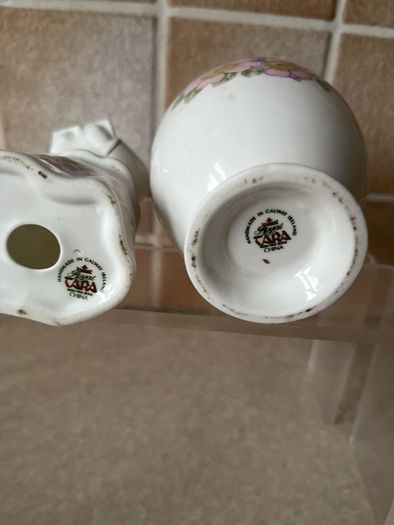 Vintage Royal Tara " Irish Blossom " Swan Choir Boy & Vase