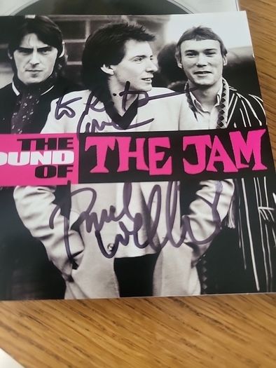 The sound of the Jam cd Autographed by Paul Weller