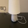 Small Cream Ceramic Table Lamp Image 2