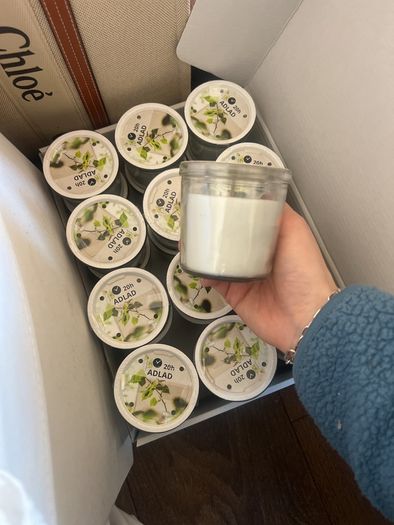 25 white candles - Ikea (unopened)